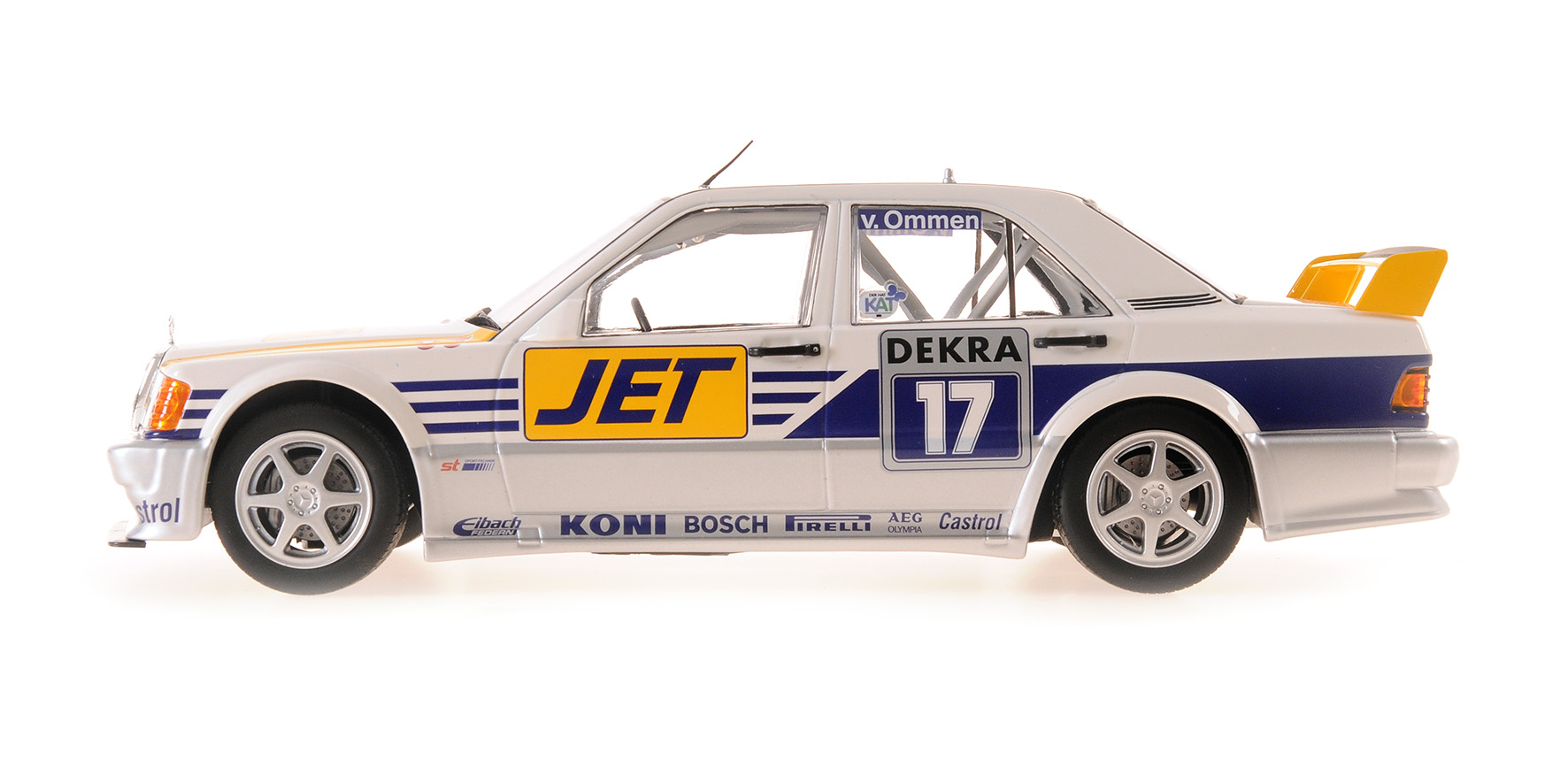 MERCEDES-BENZ 190E 2.5-16 EVO 1 - TEAM MS-JET-RACING - JOERG VAN OMMEN - DTM 1990