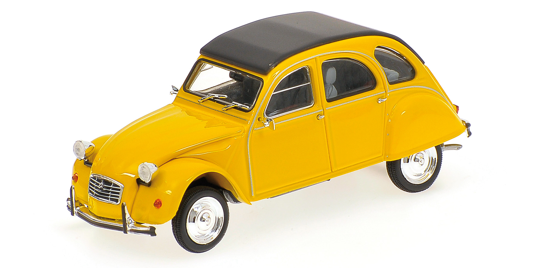 CITROEN 2CV - 1980 - YELLOW (WITH CLOSED ROOF)
