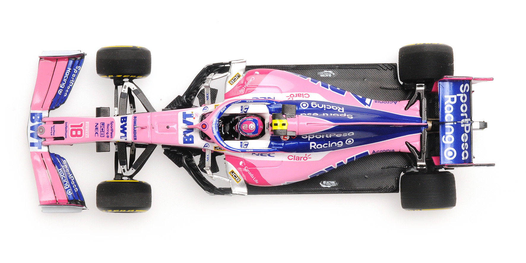 SPORTPESA RACING POINT F1 TEAM MERCEDES RP19 - LANCE STROLL - 2019