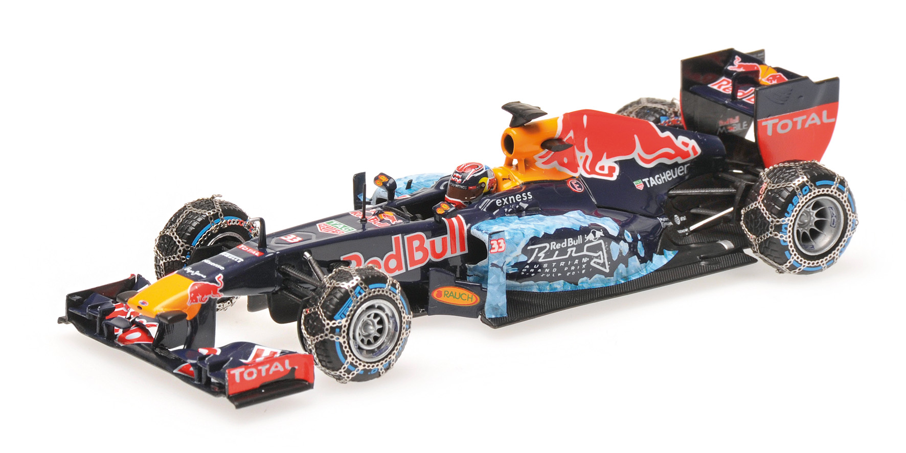 RED BULL RACING TAG HEUER RB7 - MAX VERSTAPPEN - SNOW DEMONSTR. RUN - KITZBÜHEL 14TH JANUARY 2016