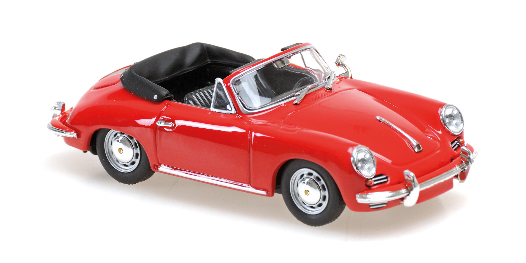 PORSCHE 356 C CABRIOLET - 1965 - RED