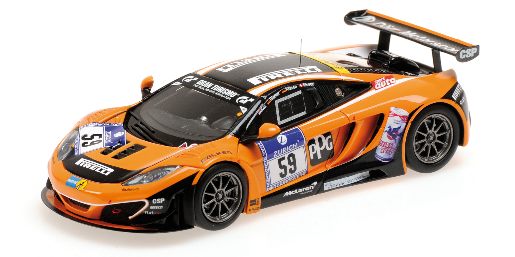 MCLAREN 12C GT3 - KOX/RIEMER/KLASEN/MOSER - DOERR MOTORSPORT - 24H NÜRBURGRING 2012