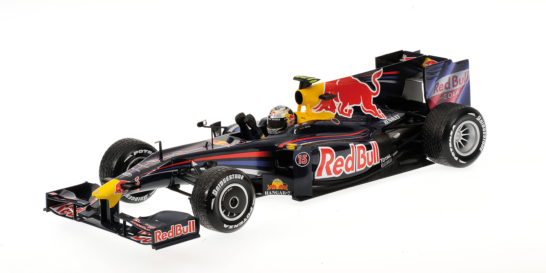 RED BULL RACING RENAULT - RB5 - SEBASTIAN VETTEL - WINNER CHINA GP 2009 - WITH RAIN TYRES