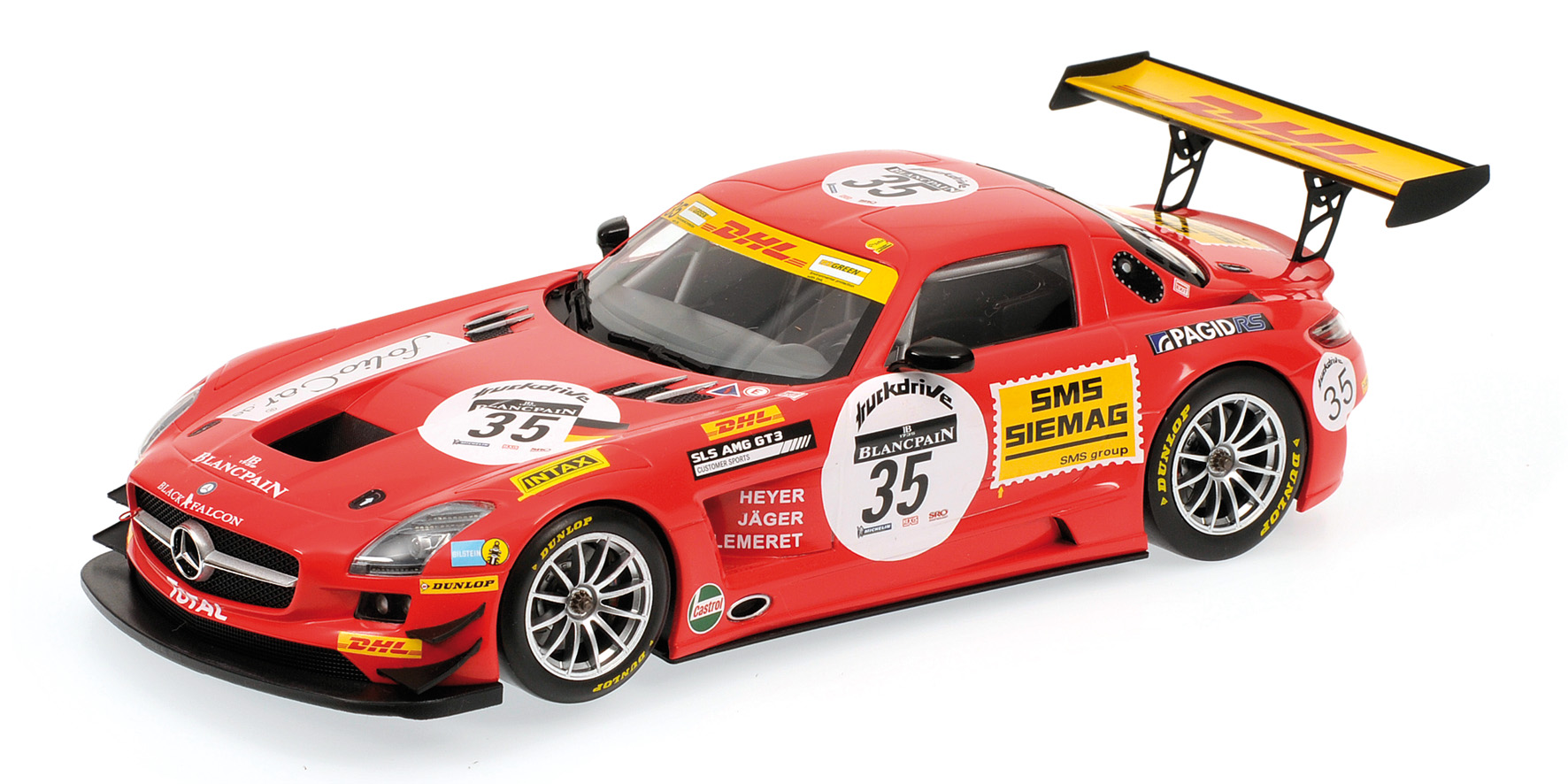 MERCEDES-BENZ SLS AMG GT3 - BLACK FALCON - HEYER/JÄGER/LEMERT - 24H SPA 2011