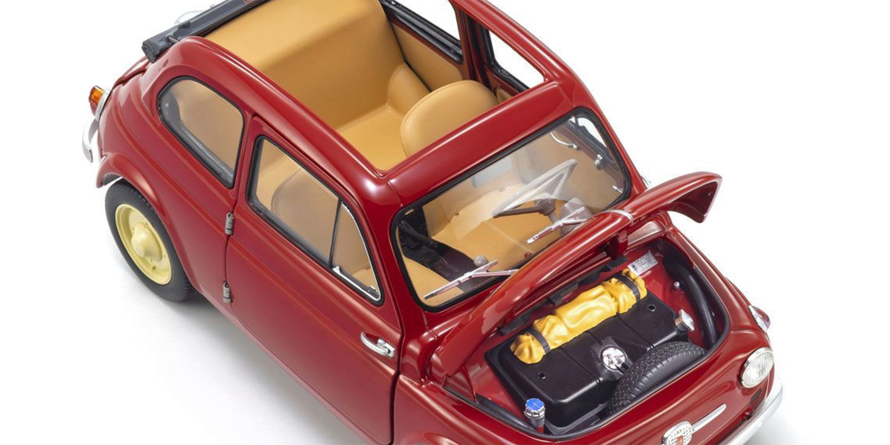 FIAT NUOVA 500 - CORAL RED (08966R)