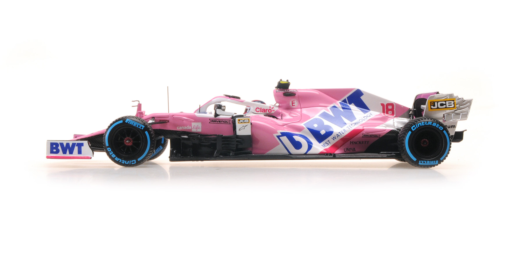 BWT RACING POINT F1 TEAM MERCEDES RP20 - LANCE STROLL - 1ST POLE TURKISH GP 2020