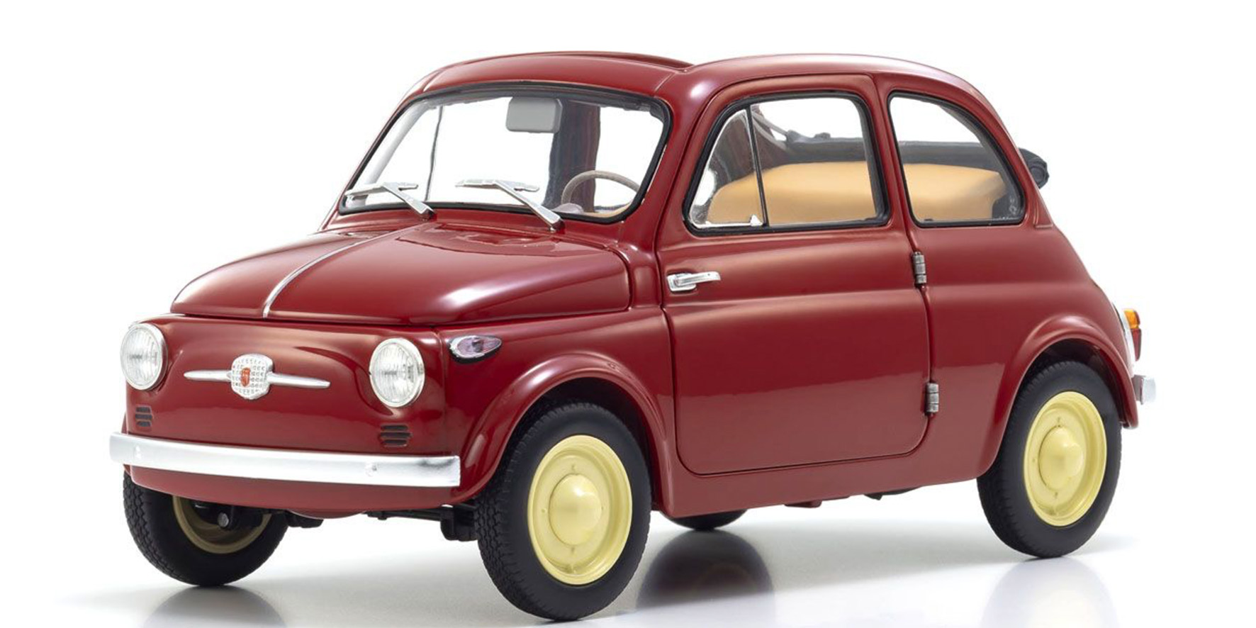 FIAT NUOVA 500 - CORAL RED (08966R)