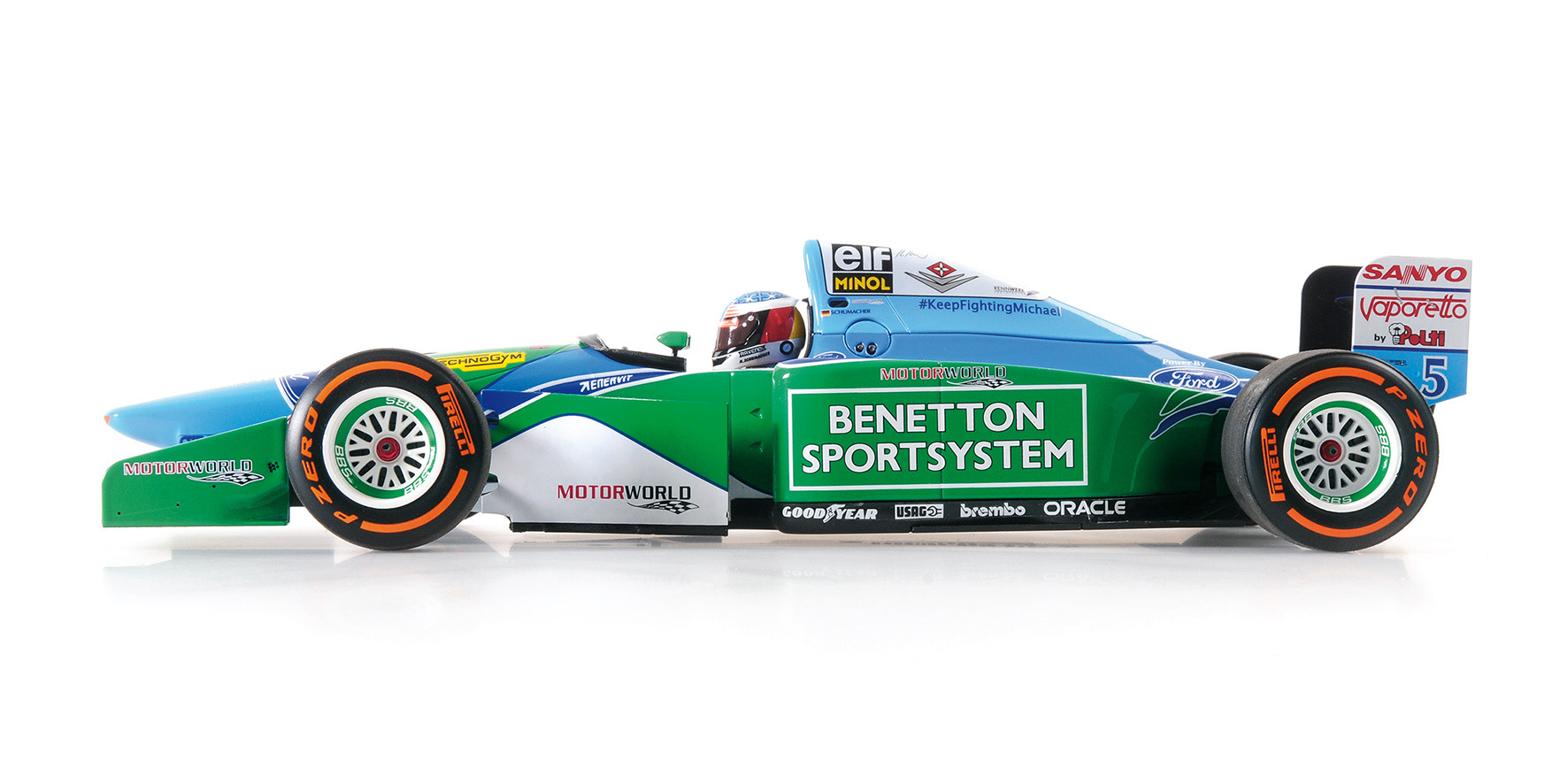 BENETTON FORD B194 - MICK SCHUMACHER - DEMONSTRATION RUN - BELGIAN GP 2017