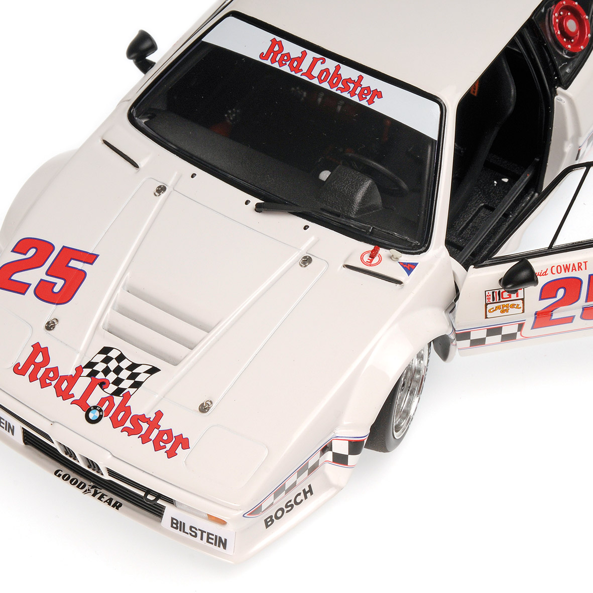 BMW M1 RED LOBSTER - COWART/MILLER - GTO CLASS WINNERS LA TIMES GP - 1981