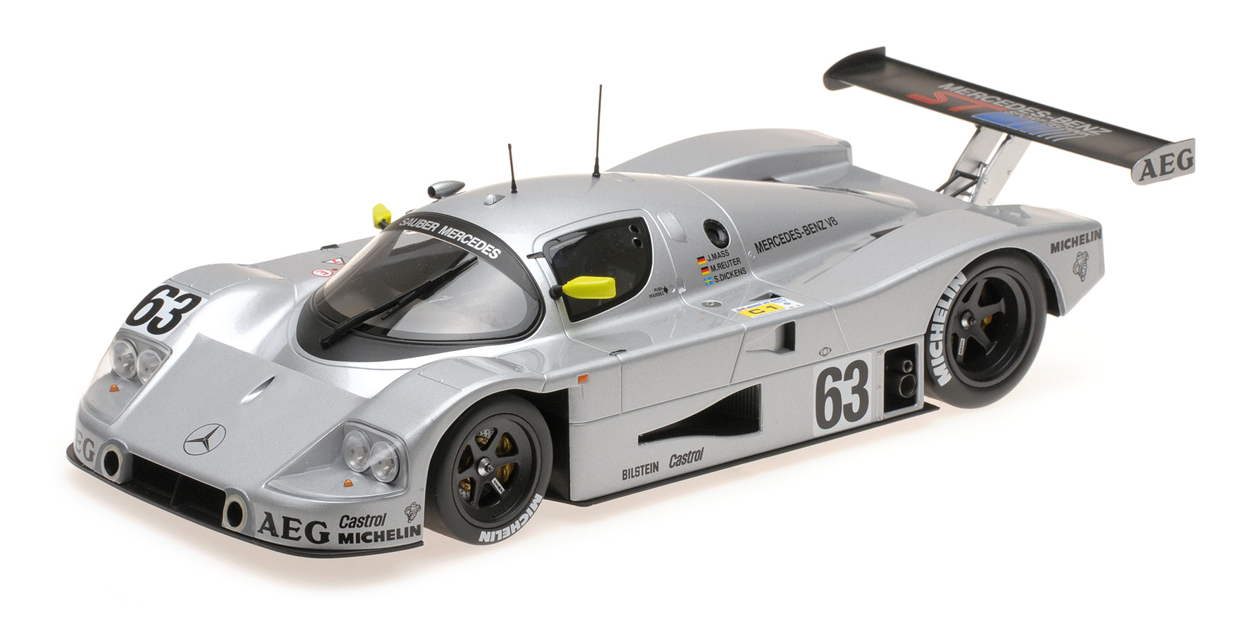 SAUBER MERCEDES C9 - MASS/REUTER/DICKENS - WINNER 24H LE MANS 1989