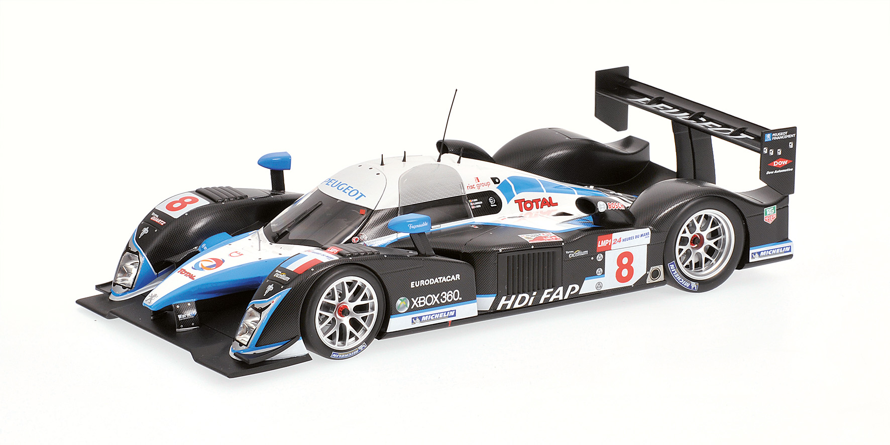 PEUGEOT 908 HDI FAP - TEAM PEUGEOT TOTAL - LAMY/SARRAZIN/WURZ - 5TH PLACE 24H LE MANS 2008