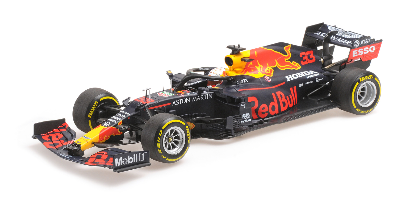 ASTON MARTIN RED BULL RACING RB16 - MAX VERSTAPPEN - WINNER ABU DHABI GP 2020