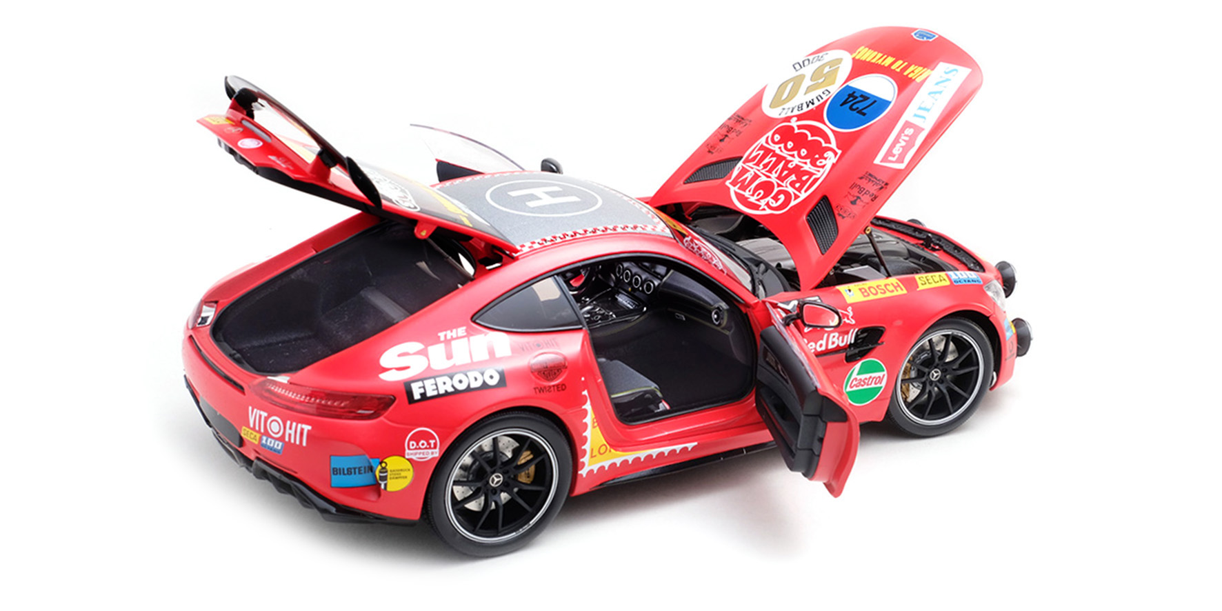 MERCEDES-AMG GT R - 2017 - ROTE SAU WITH DRIVING LAMP