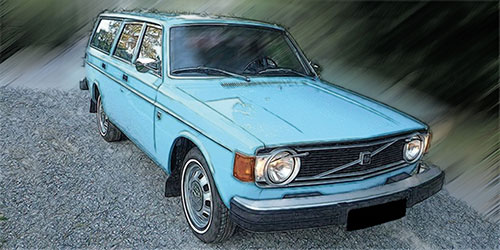 VOLVO 144 BREAK - 1973 - LIGHT BLUE