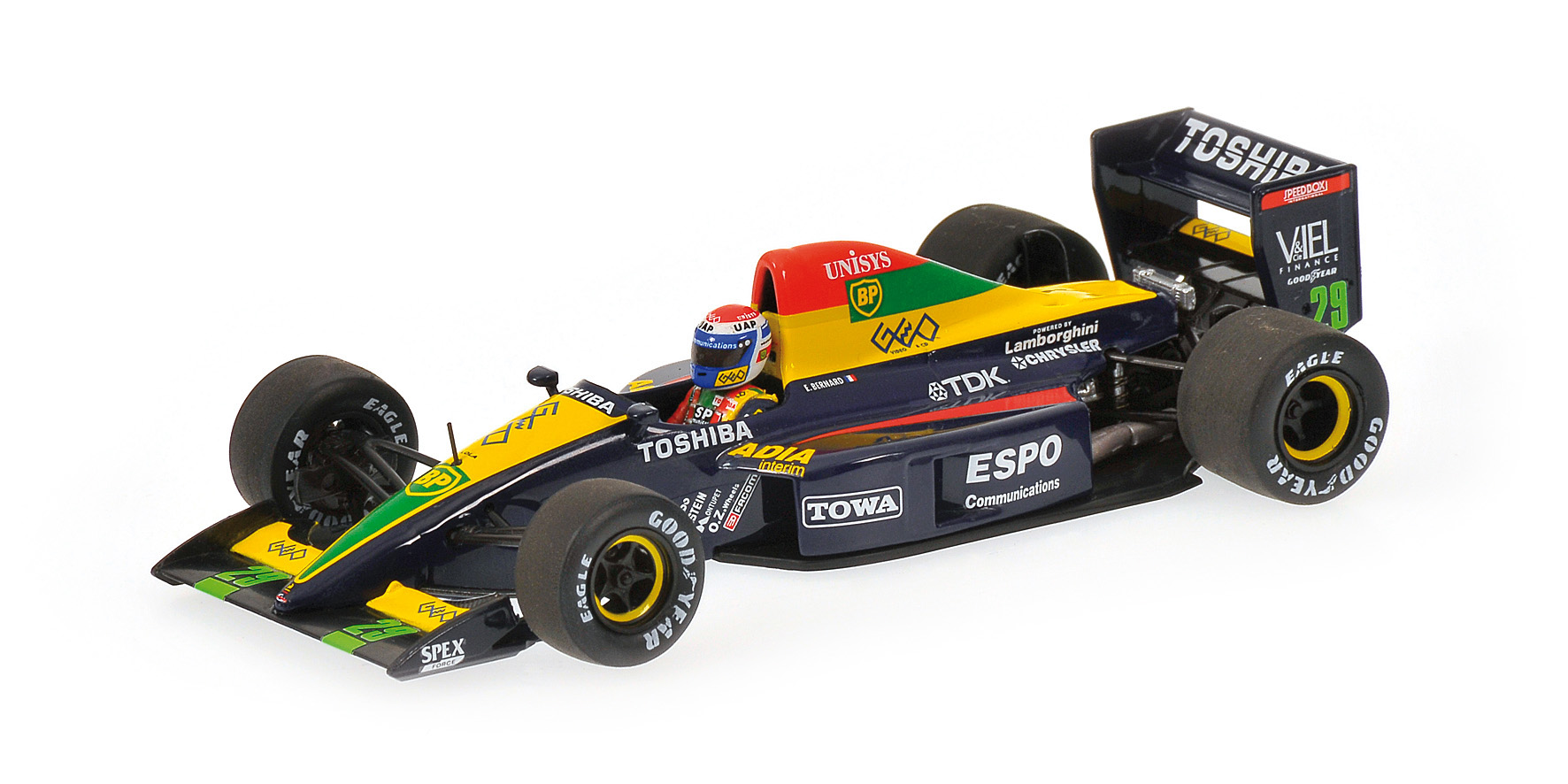 ESPO LARROUSSE LAMBORGHINI LOLA LC90 - ERIC BERNARD - 1990