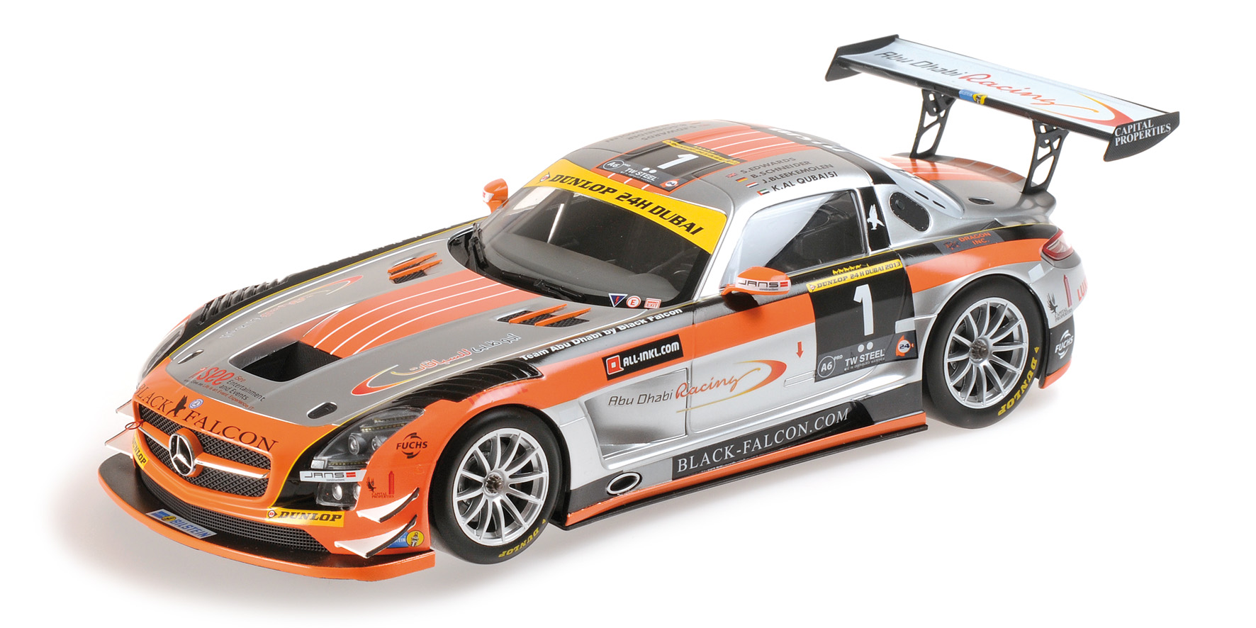 MERCEDES-BENZ SLS AMG GT3 - AL QUBAISI/EDWARDS/BLEEKEMOELEN/SCHNEIDER - WINNERS 24H DUBAI 2013