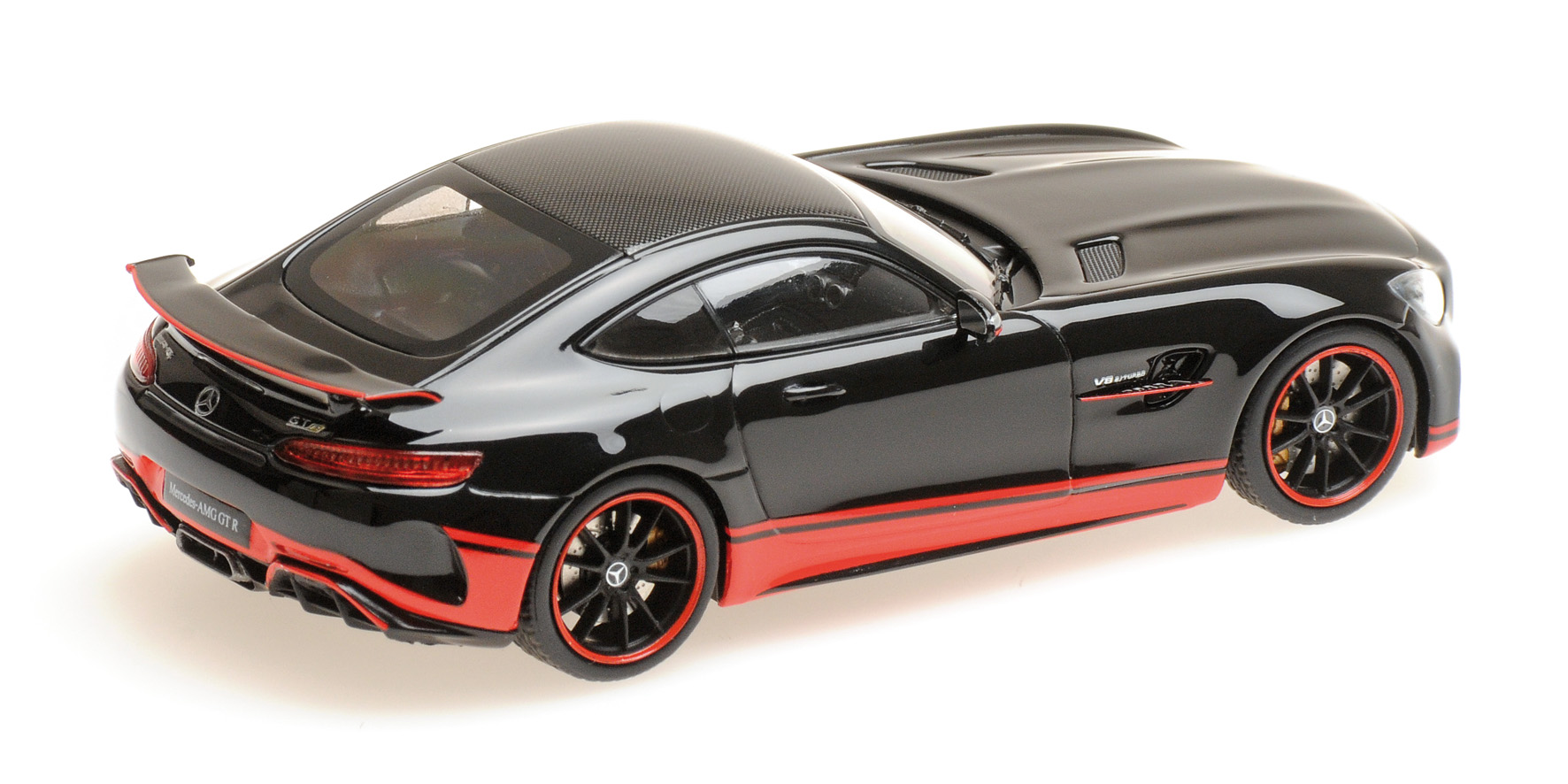 MERCEDES-AMG GT R - GLOSSY BLACK W/ RED STRIPE