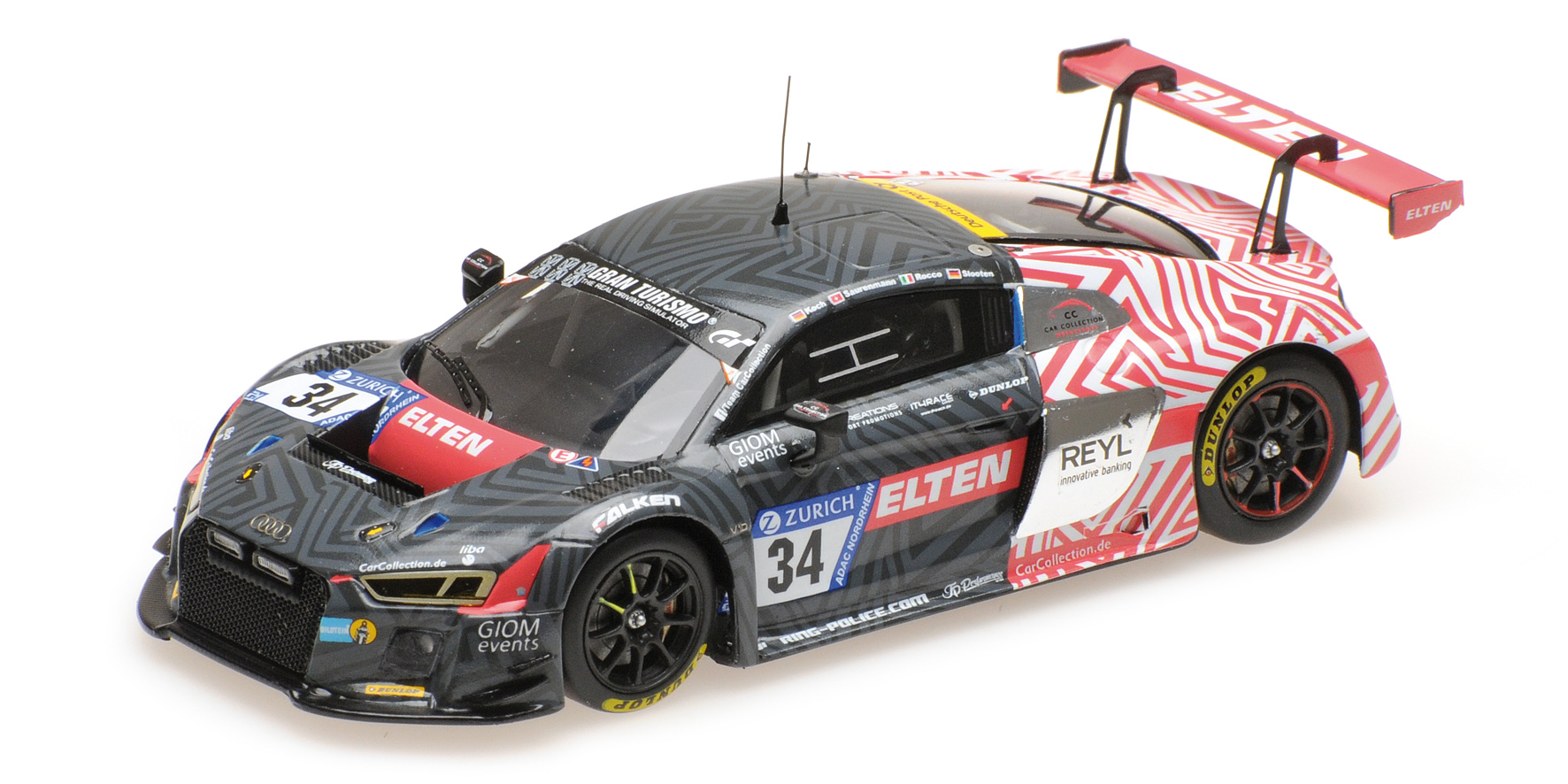 AUDI R8 LMS - CAR COLLECTION MOTORSPORT - SAURENMANN/ROCCO/KOCH/SLOOTEN - 24H NÜRBURGRING 2017