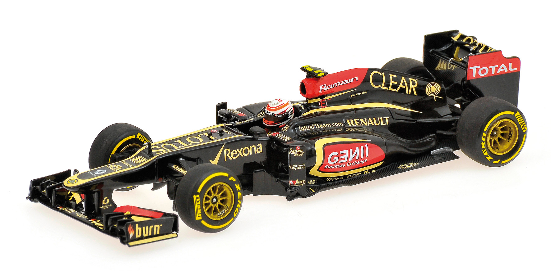 LOTUS F1 TEAM RENAULT E21 - ROMAIN GROSJEAN - 2013