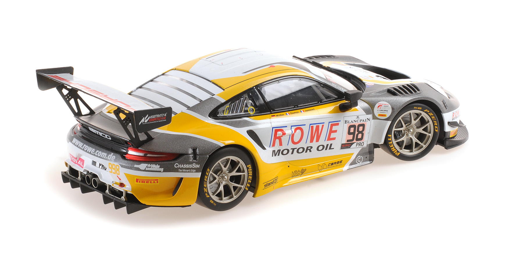 PORSCHE 911 GT3 R (991.2) - ROWE RACING - MÜLLER/DUMAS/JAMINET - 24H SPA 2019