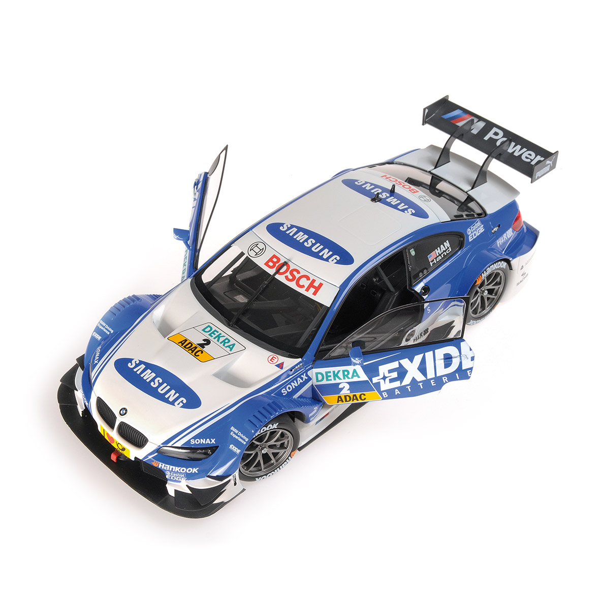 BMW M3 DTM - 'EXITE BATTERIES' - BMW TEAM RMG REINHOLD - JOEY HAND - DTM 2012