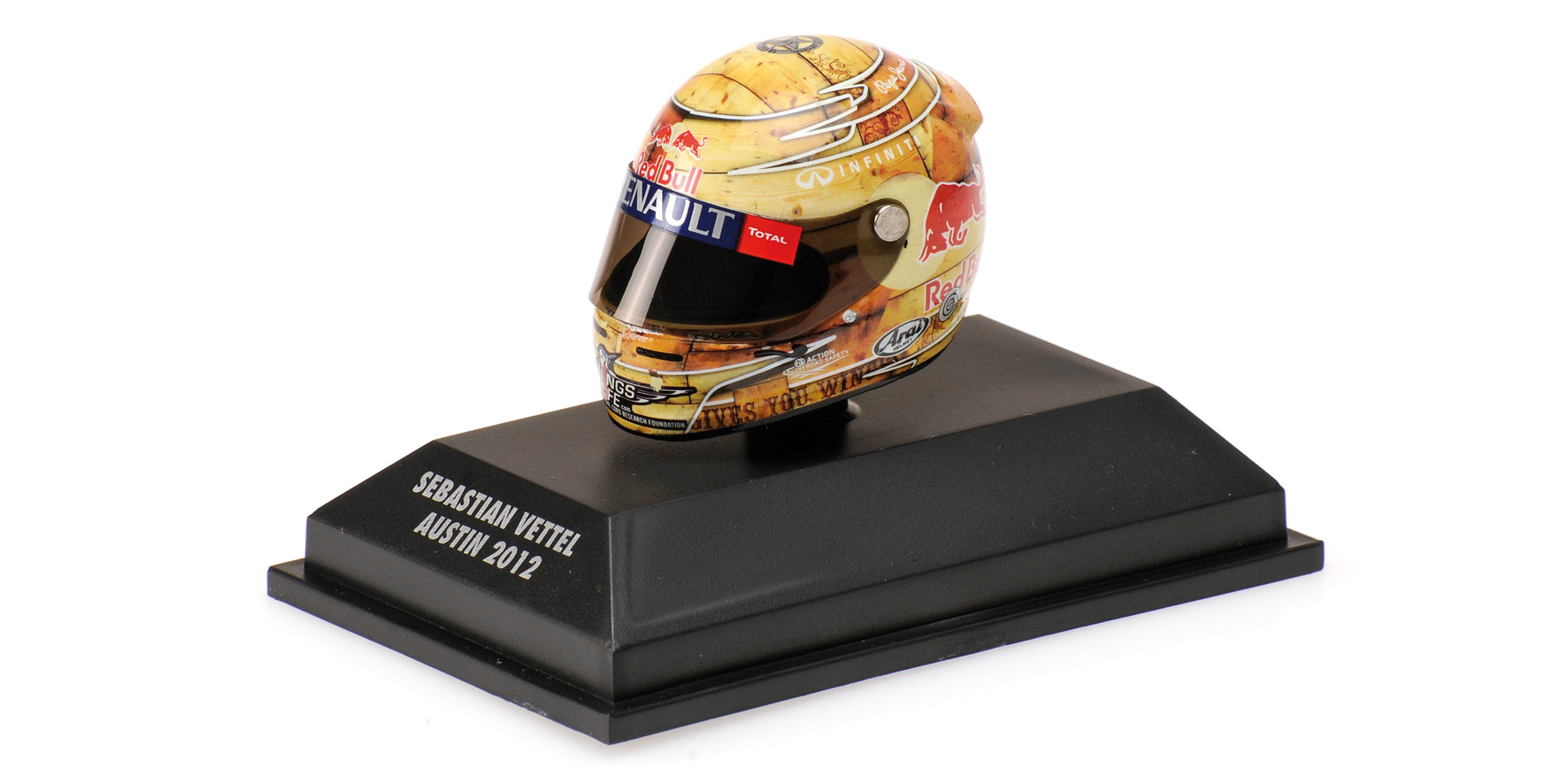 ARAI HELMET - SEBASTIAN VETTEL - AUSTIN 2012