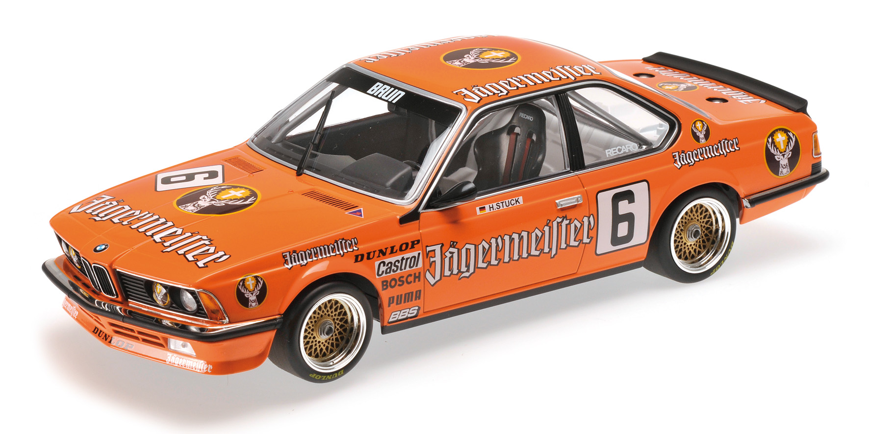BMW 635 CSI - JÄGERMEISTER BRUN MOTORSPORT - STUCK - DPM 1984