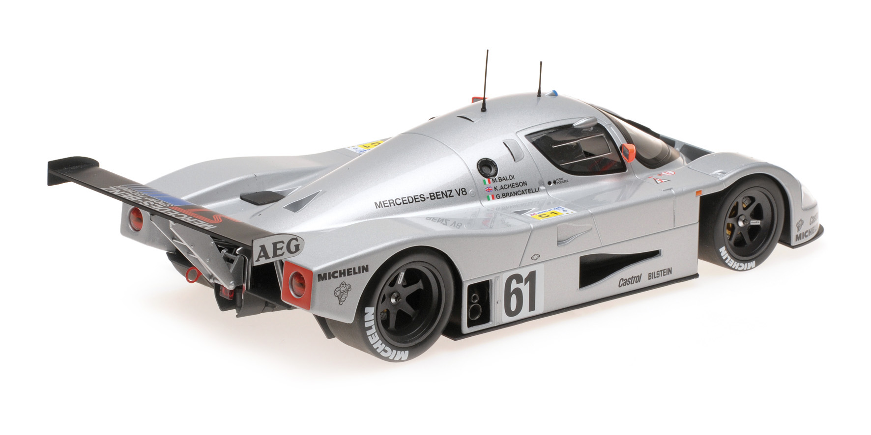 SAUBER MERCEDES C9 - BALDI/ACHESON/BRANCATELLI - 2ND PLACE 24H LE MANS 1989