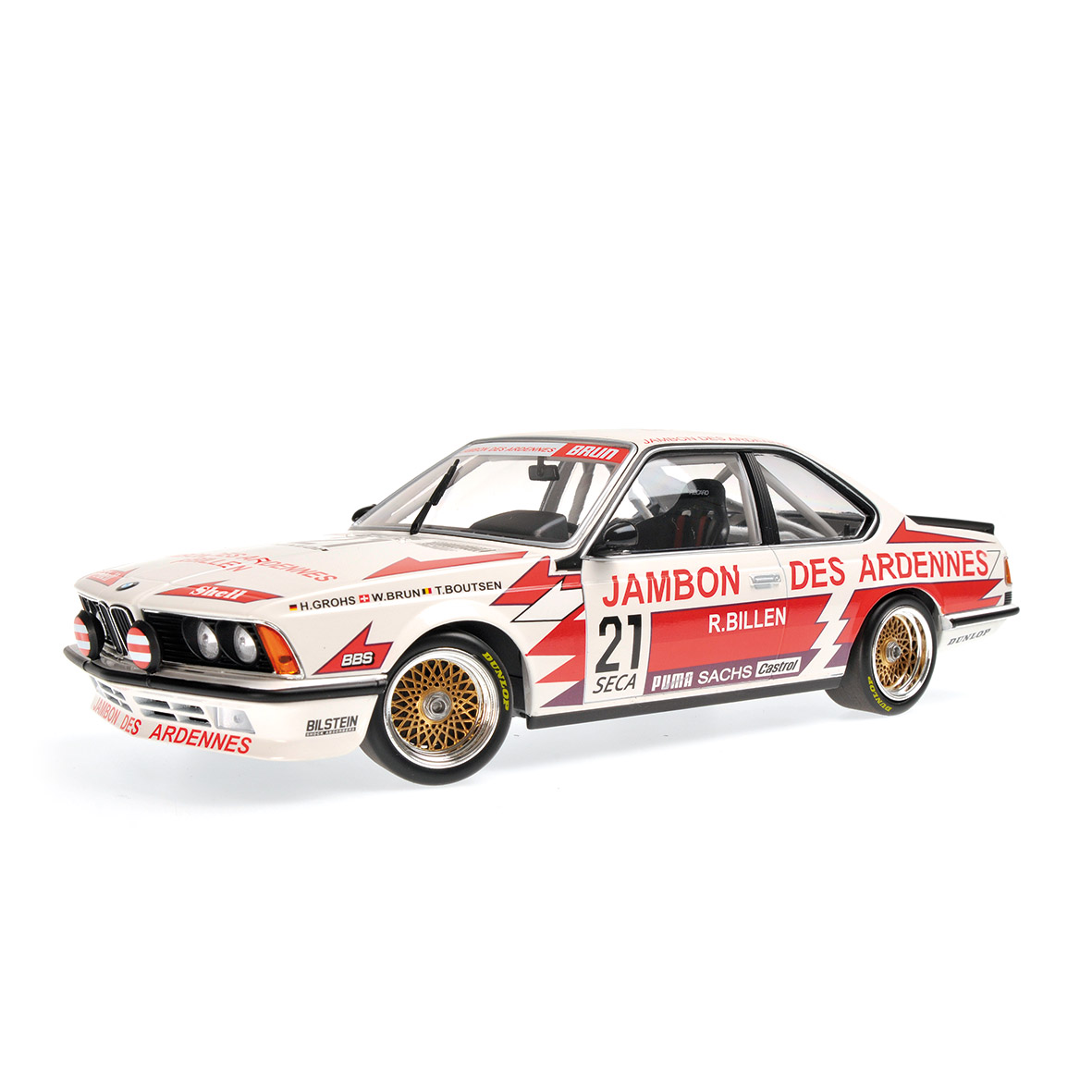 BMW 635 CSI - BRUN MOTORSPORT - GROHS/BRUN/BOUTSEN - SPA 24H 1985