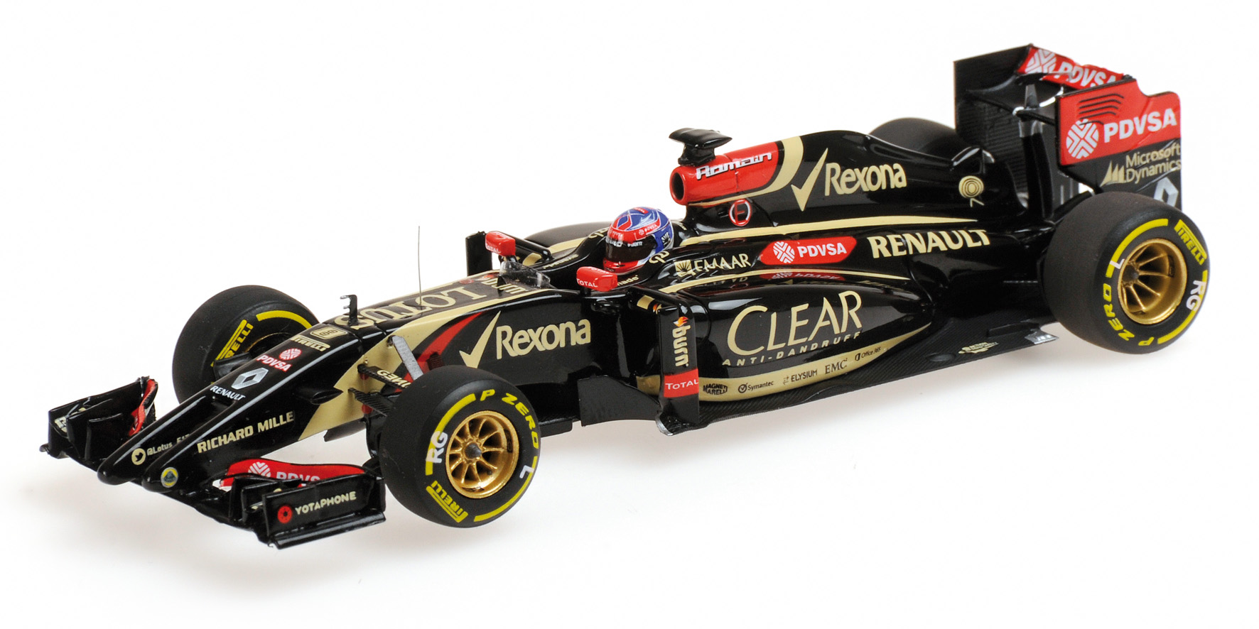 LOTUS F1 TEAM RENAULT E22 - ROMAIN GROSJEAN - 2014