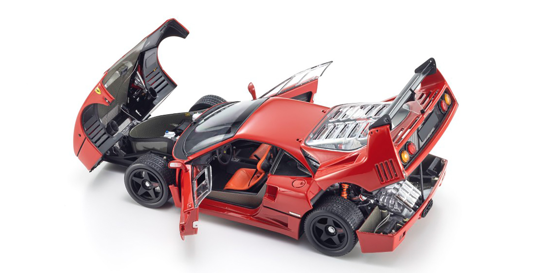FERRARI F40 - LIGHT WEIGHT LM WING - RED (08416RLM)