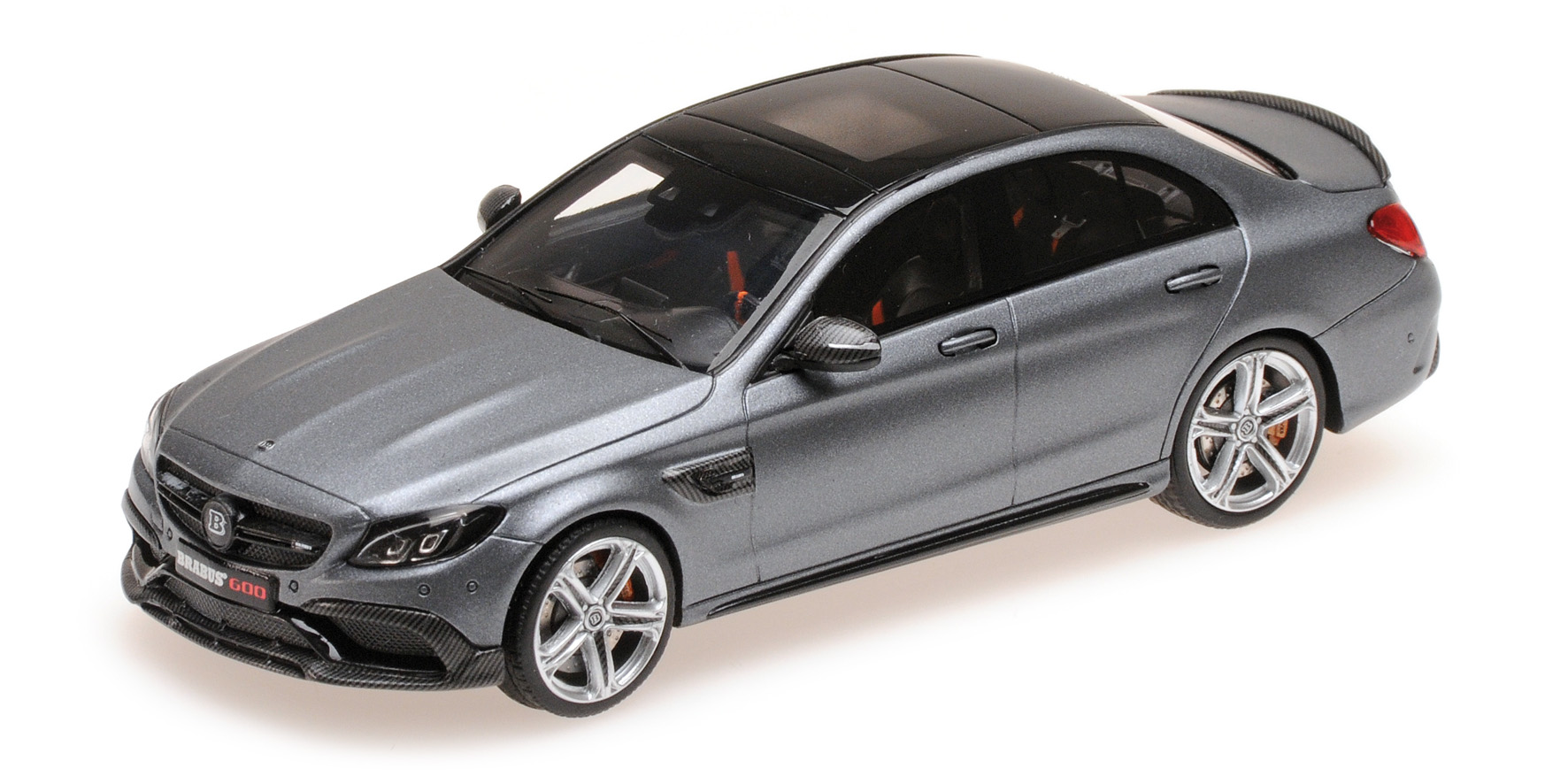 BRABUS 600 AUF BASIS MERCEDES AMG C 63 S - 2015 - GREY METALLIC MATT