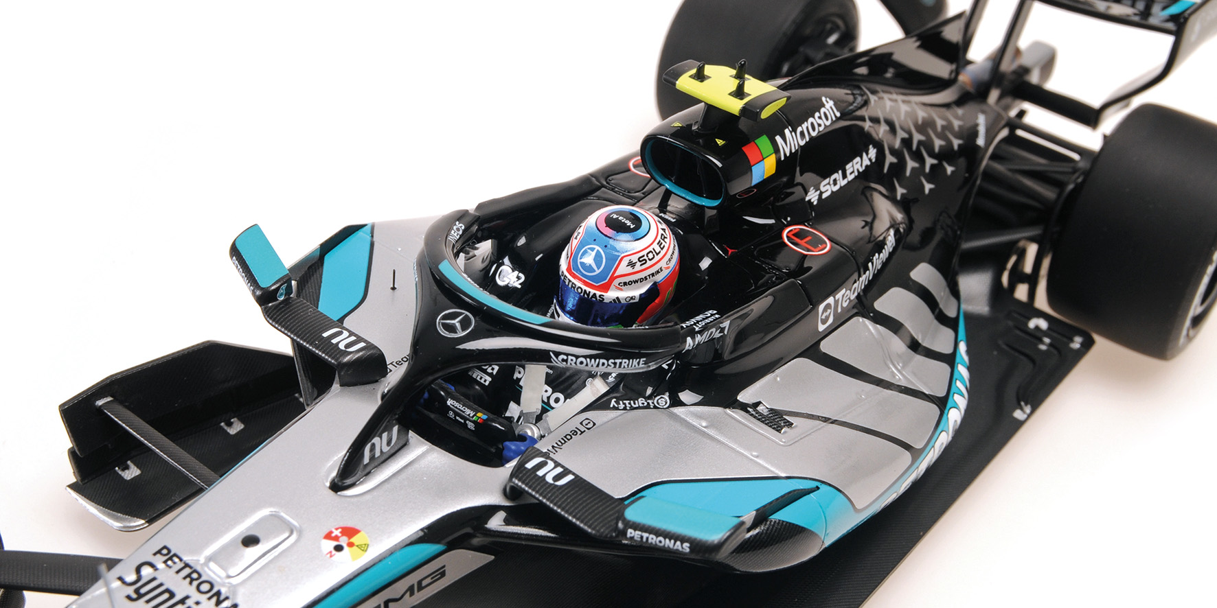 MERCEDES-AMG PETR. F1 TEAM W17 - KIMI ANTONELLI – WINNER CHINESE GP 2026 W/PITBOARD