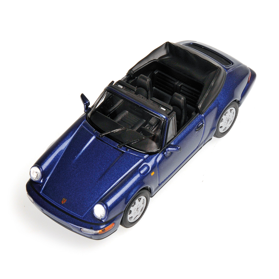 PORSCHE 911 CARRERA 2 CABRIOLET - 1990 - BLUE METALLIC