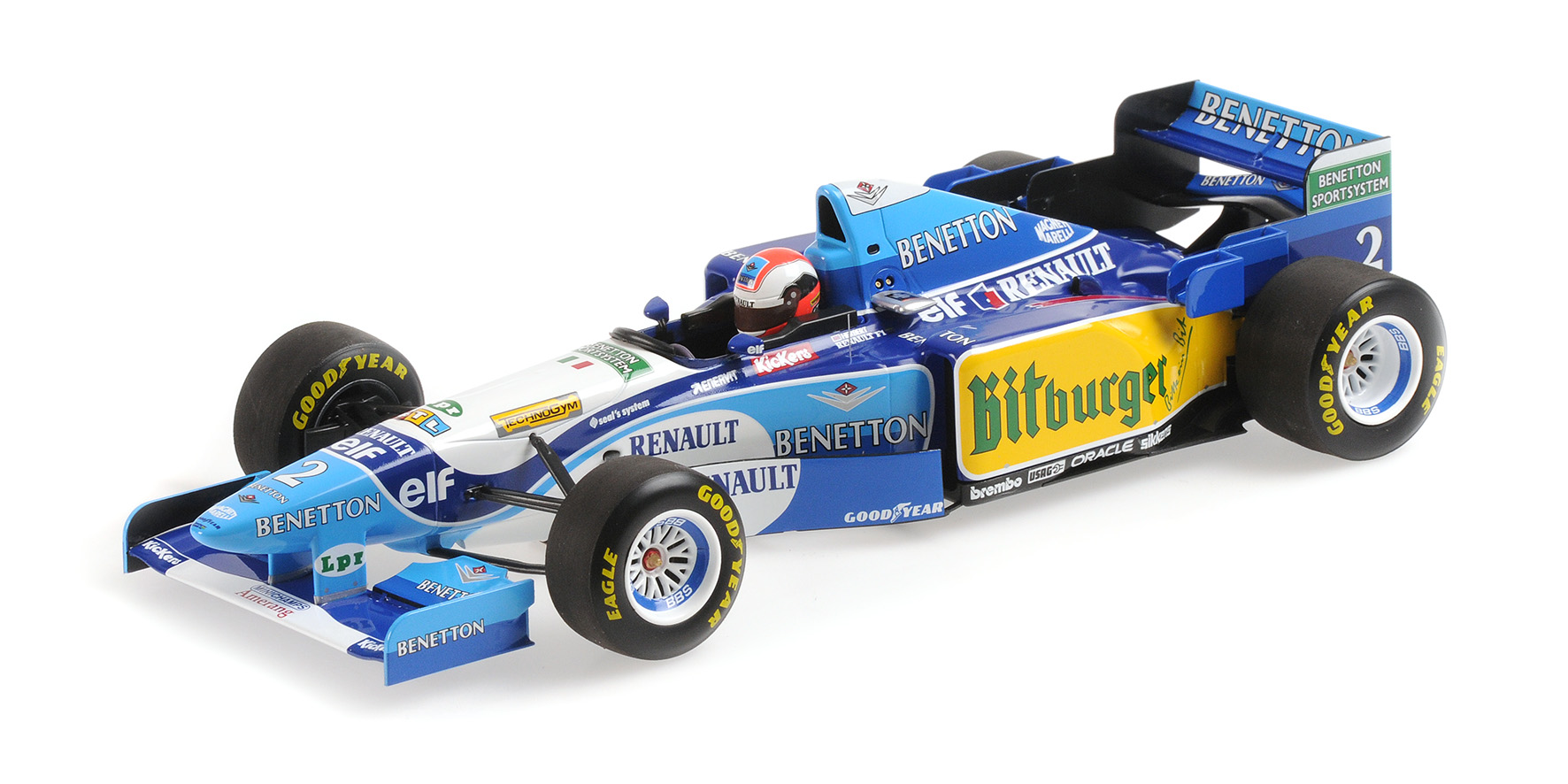 BENETTON RENAULT B195 - JOHNNY HERBERT - WINNER BRITISH GP 1995