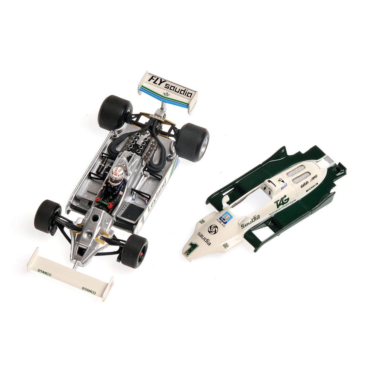 WILLIAMS FORD FW07C - ALAN JONES - 1981 - WITH ENGINE