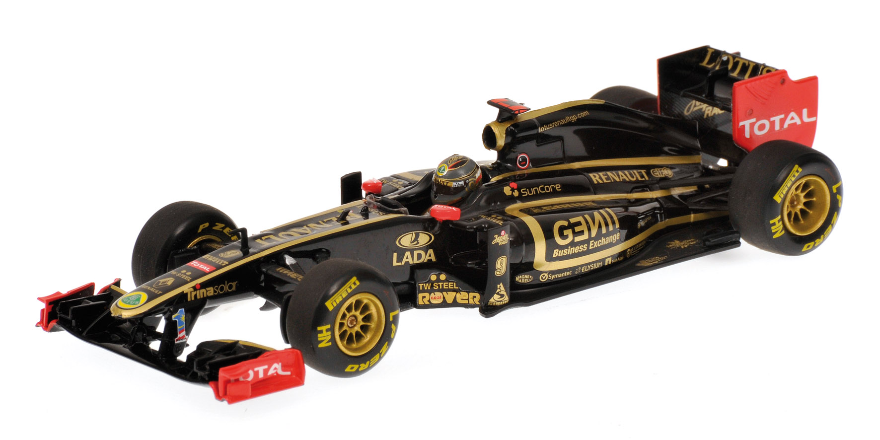 LOTUS RENAULT GP R31 - NICK HEIDFELD -  1ST PODIUM WITH RENAULT - MALAYSIAN GP 2011