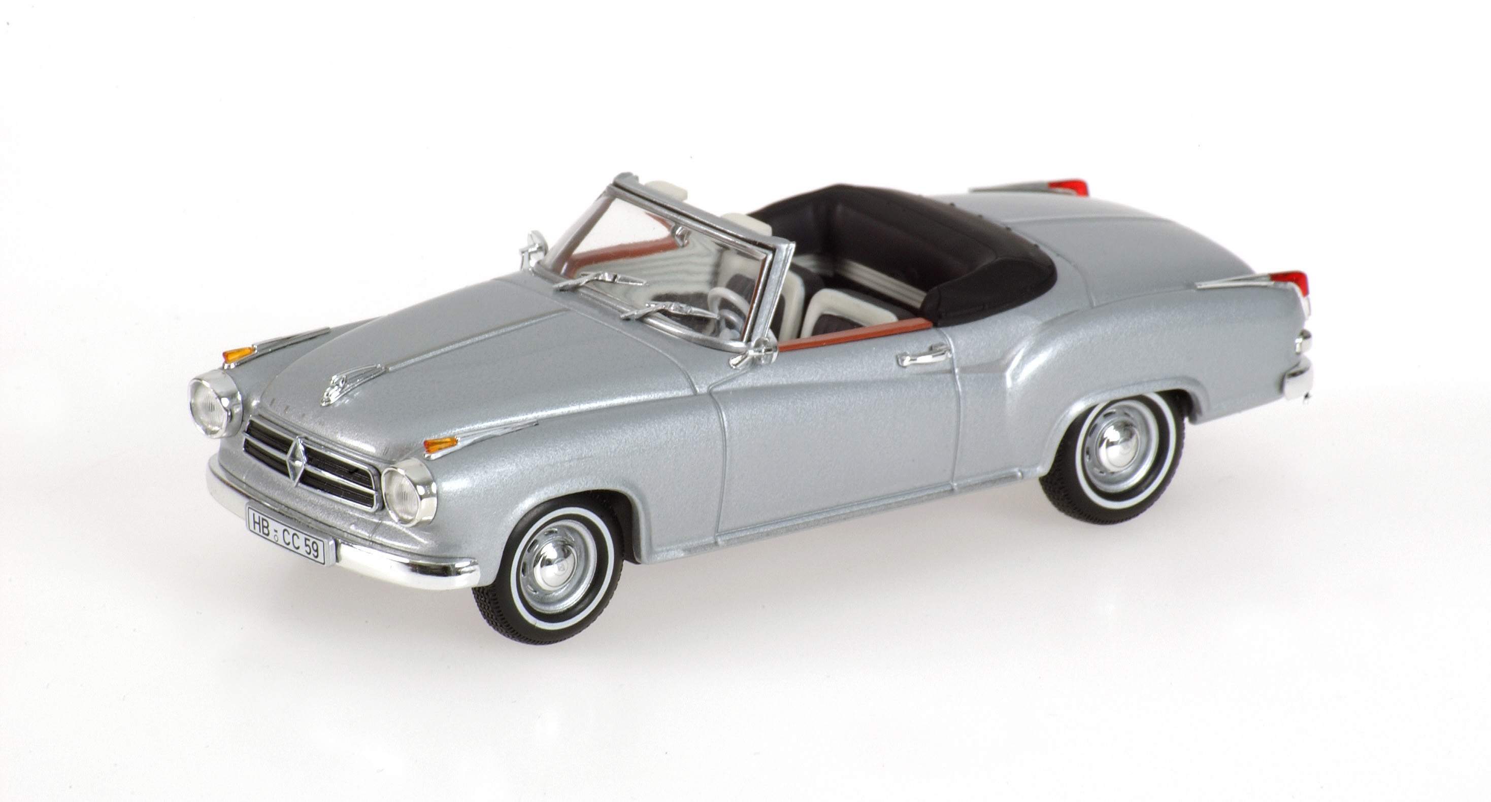 BORGWARD ISABELLA COUPE-CABRIOLET - 1959 - SILVER