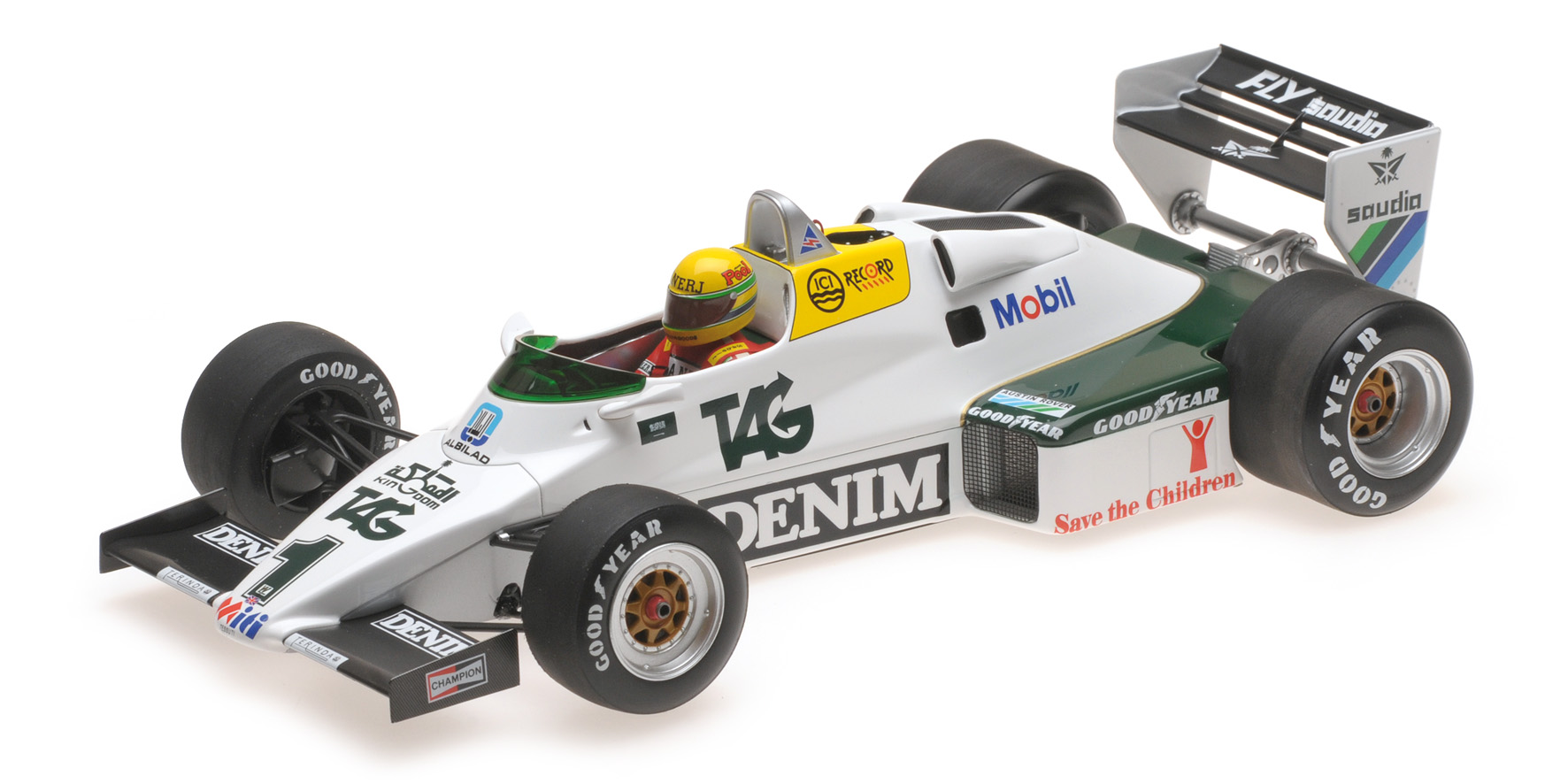 WILLIAMS FORD FW08C - AYRTON SENNA - DONINGTON PARK TEST 19TH JULY 1983