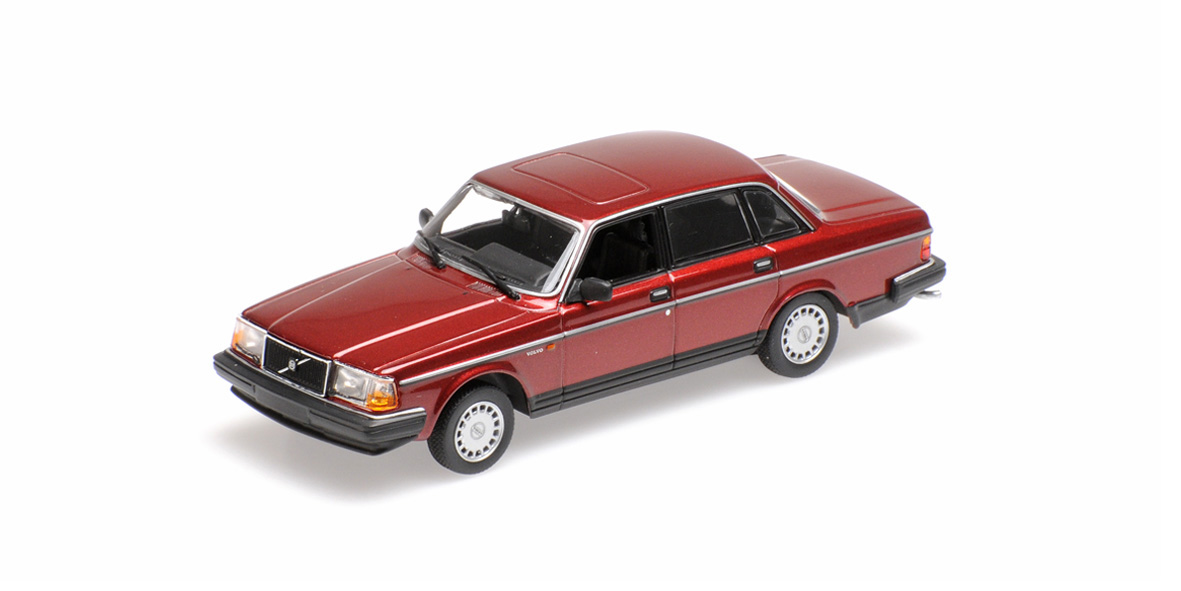 VOLVO 240 GL - 1986 - DARK RED METALLIC
