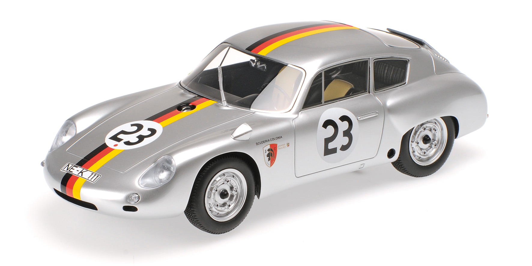 PORSCHE 356 B 1600 GS CARRERA GTL ABARTH - GERHARD KOCH - 2ND GROSSER PREIS SOLITUDE 1962