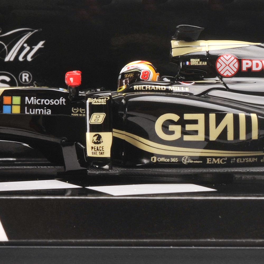 LOTUS F1 TEAM LOTUS E23 HYBRID - ROMAIN GROSJEAN - 3RD PLACE BELGIAN GP 2015