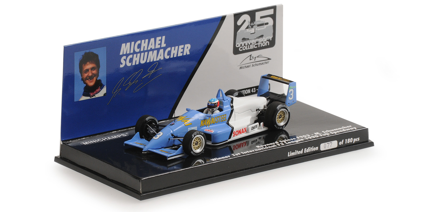 REYNARD SPIESS F903 - MICHAEL SCHUMACHER - WINNER 1ST INTERNATIONAL F3 LEAGUE 1990 FUJI SPEEDWAY