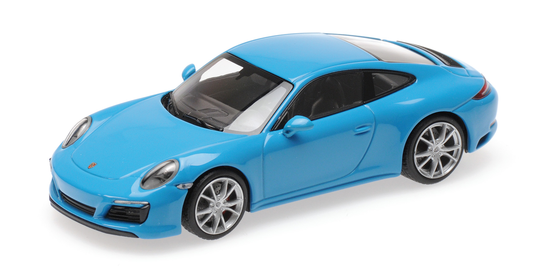 PORSCHE 911 CARRERA - 2018 - MIAMIBLAU – EXCLUSIVE FOR MINICHAMPS.DE