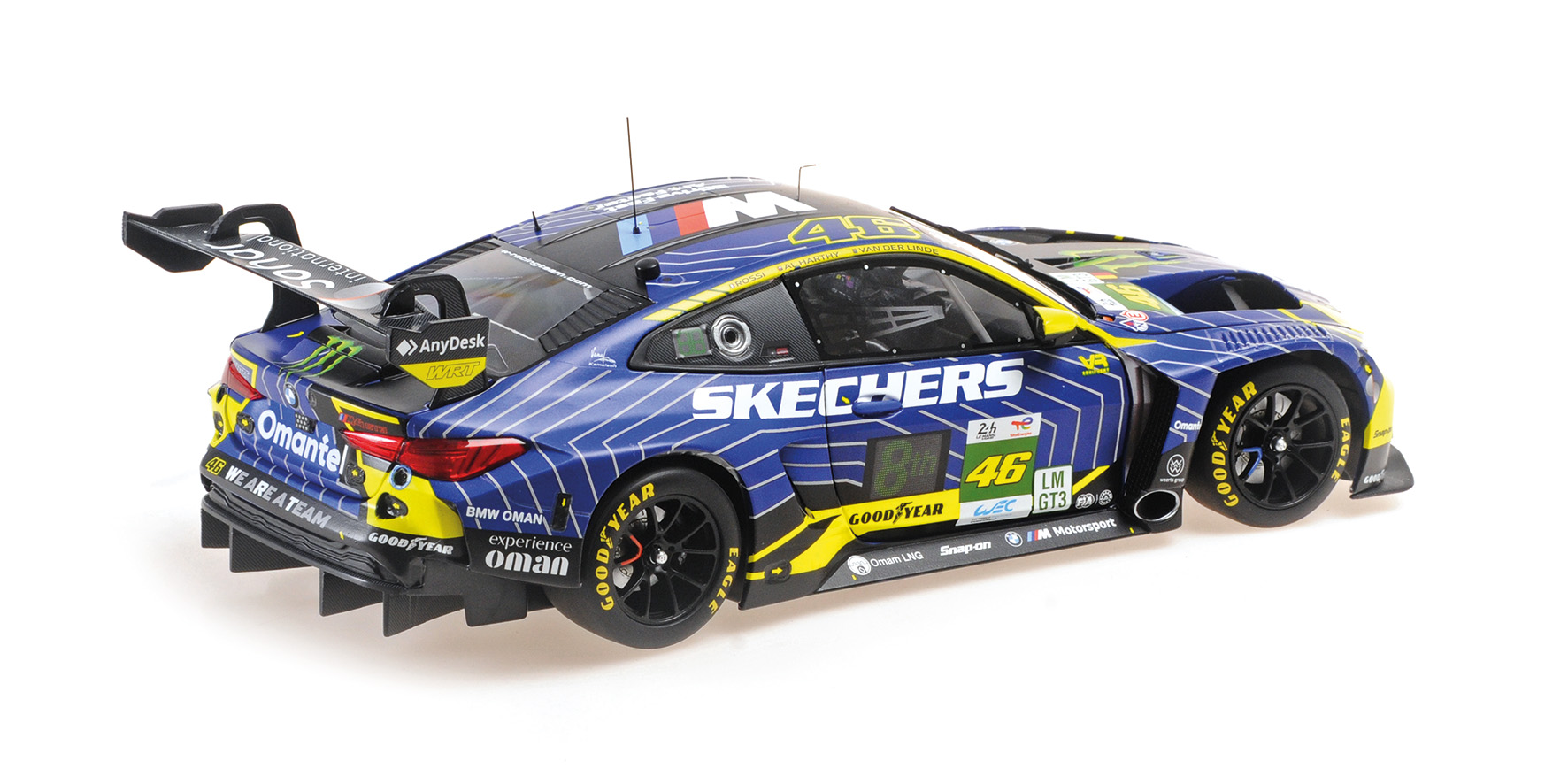 BMW M4 GT3 EVO – TEAM WRT - V. ROSSI - A. AL HARTHY - K. VAN DER LINDE – 24H LE MANS 2025