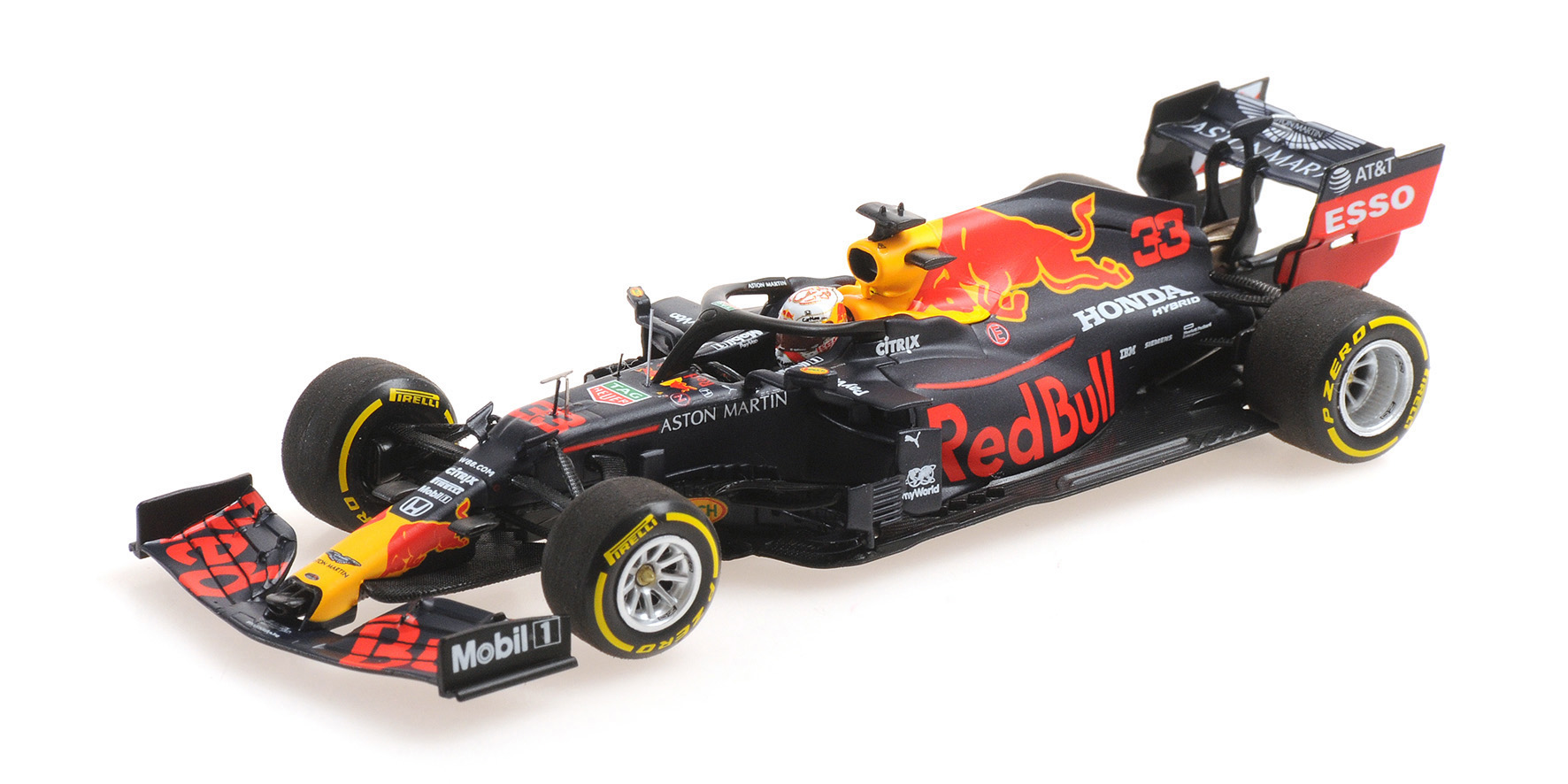 ASTON MARTIN RED BULL RACING RB16 - MAX VERSTAPPEN - WINNER 70TH ANNIVERSARY GP 2020