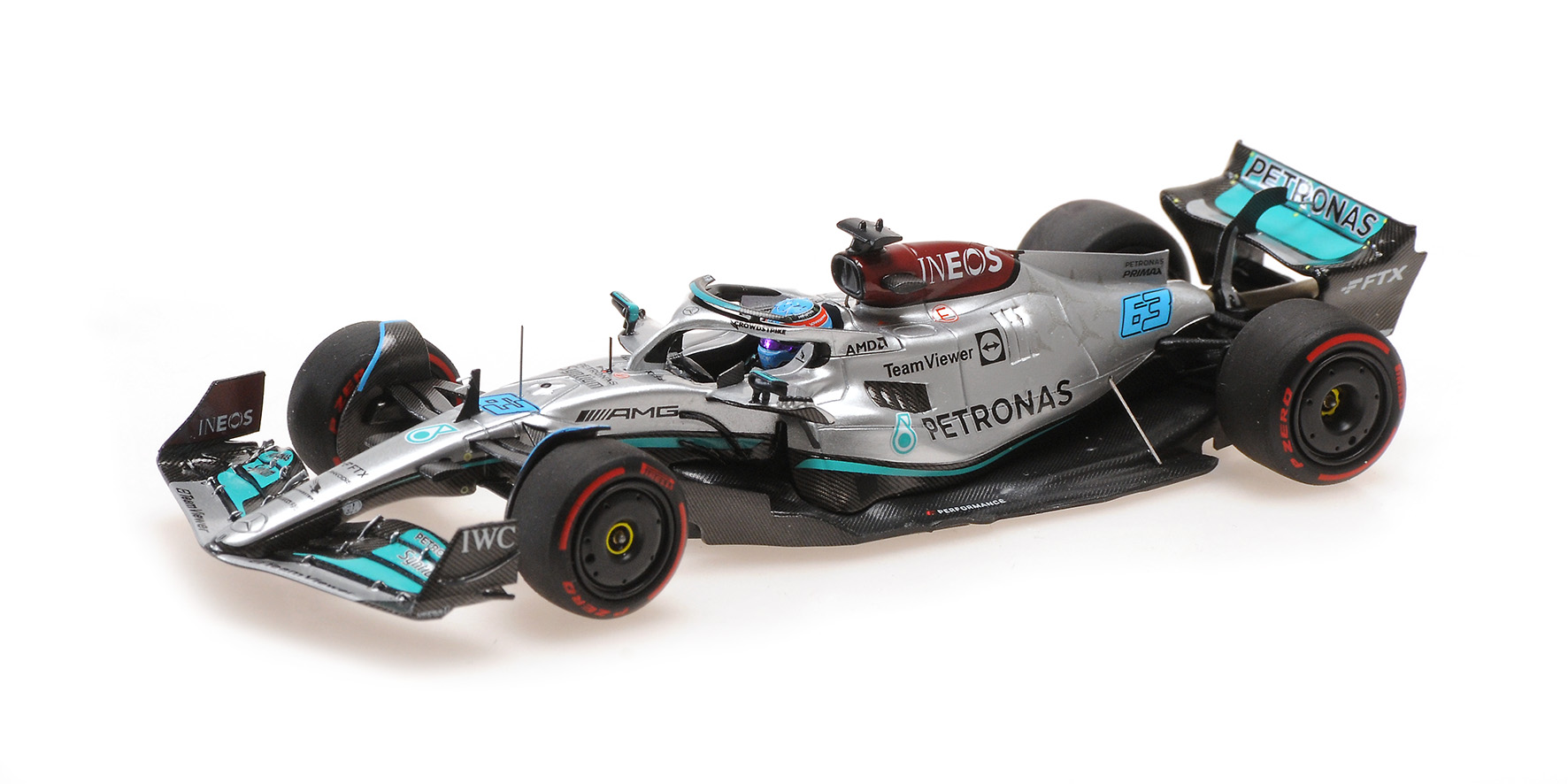 MERCEDES-AMG PETRONAS FORMULA ONE TEAM F1 W13 E PERFORMANCE - G. RUSSELL - POLE HUNGARIAN GP 2022