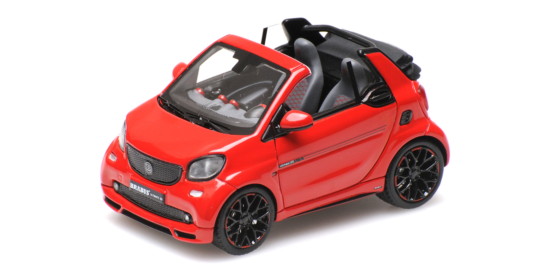 SMART BRABUS ULTIMATE 125 CABRIOLET - 2017 - RED