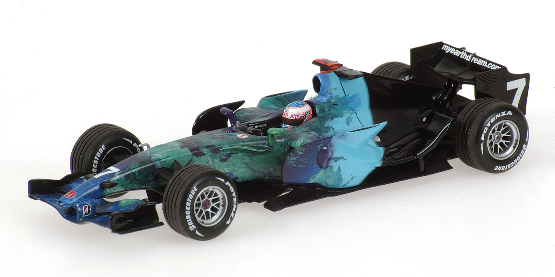 HONDA RACING F1 RA107 - JENSON BUTTON - 2007