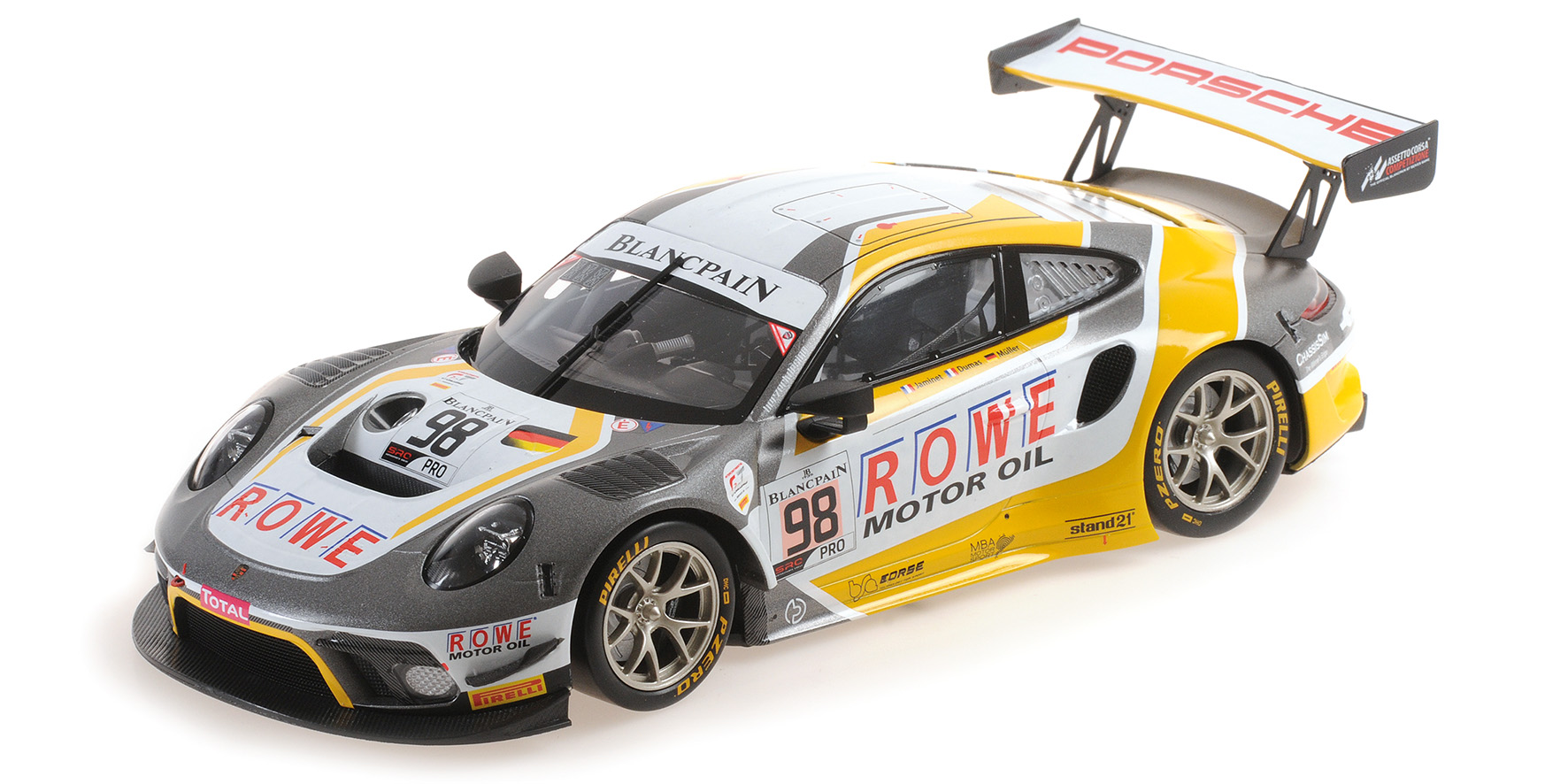 PORSCHE 911 GT3 R (991.2) - ROWE RACING - MÜLLER/DUMAS/JAMINET - 24H SPA 2019